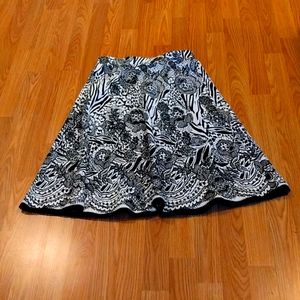 Black & White Skirt - Women's Size S